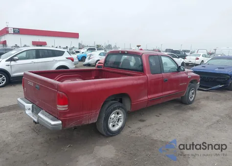 1999 Dodge Dakota Slt/Sport из США, поврежденный, VIN 1B7GL22X6XS284776